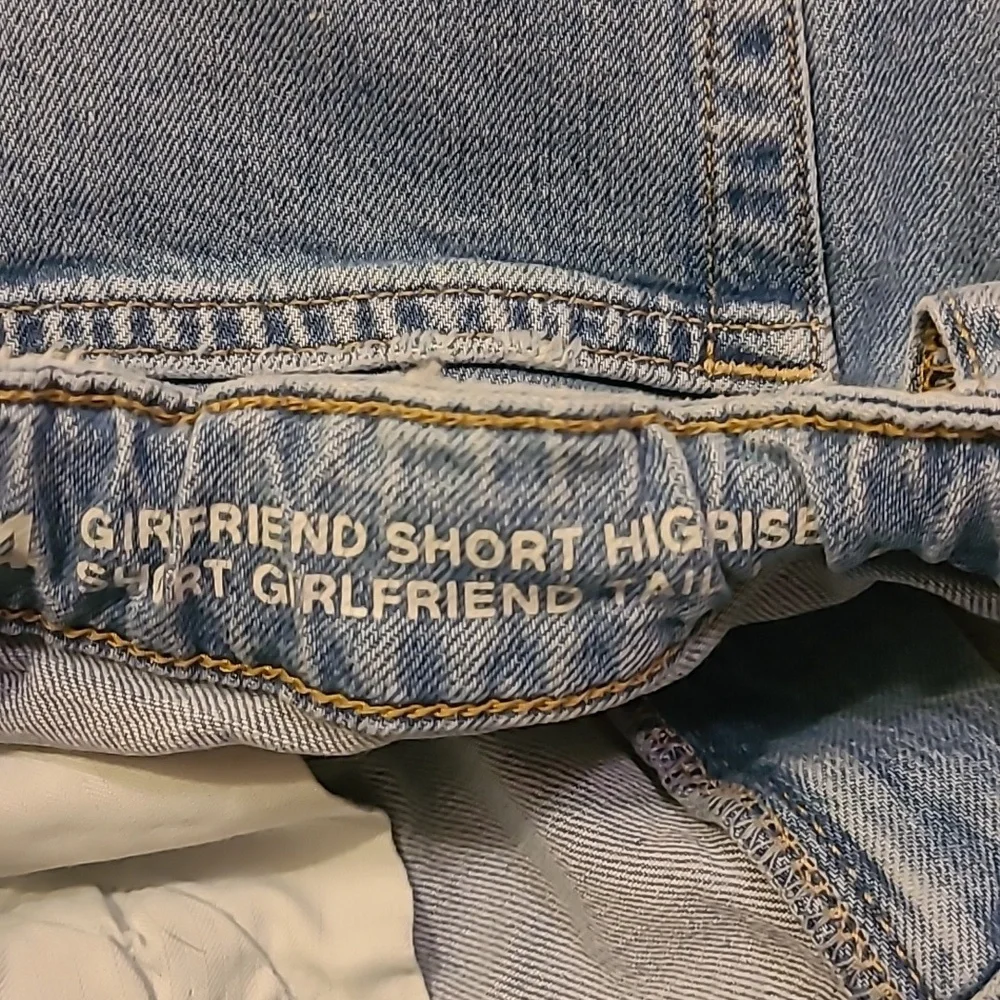 Gap girls size 14 Girlfriend short high rise jeans shorts - Picture 3 of 5